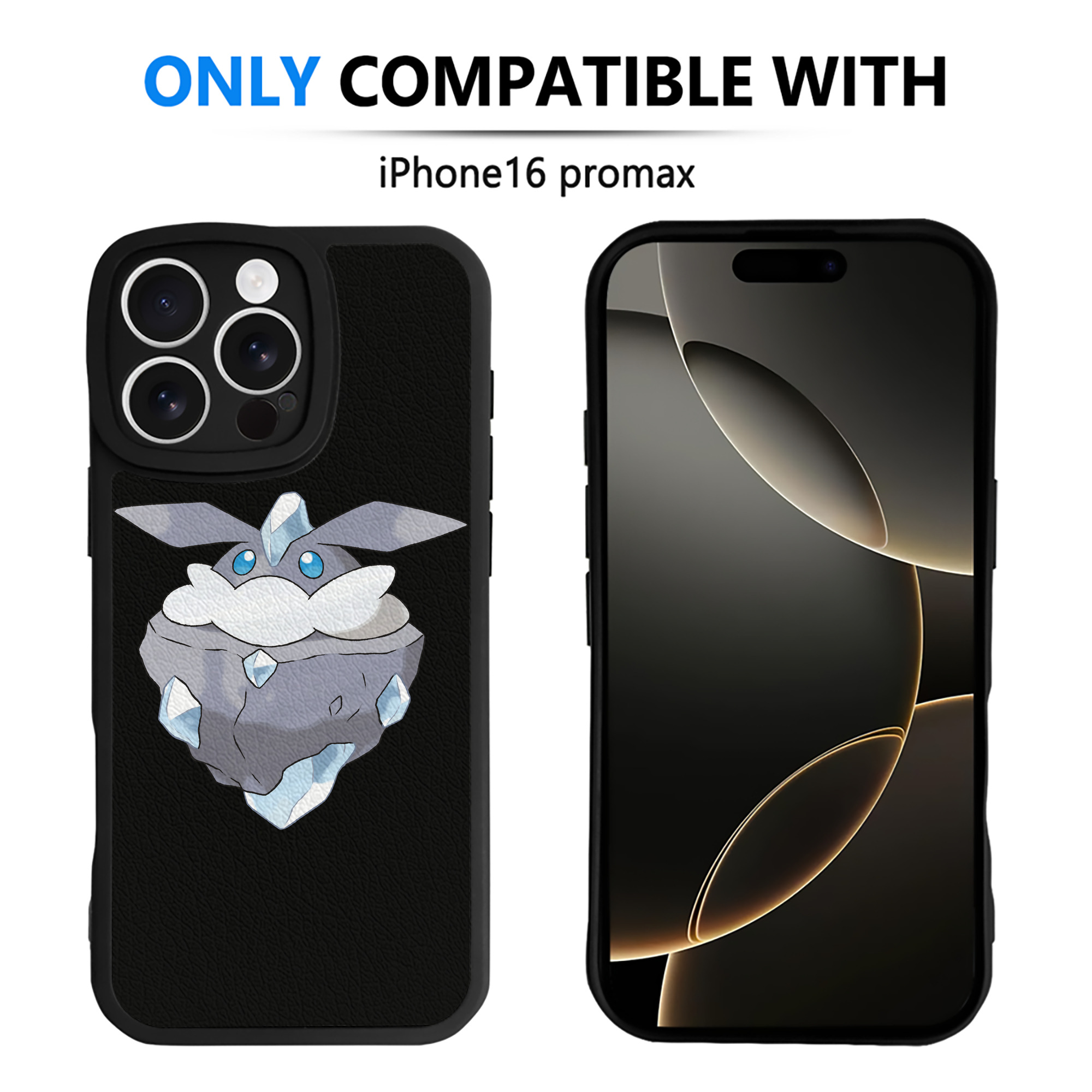 （画像用） ポケットモンスター Pokémon 【iPhone 16シリーズ対応】シリコンスマホケース（レザー調） 材質：シリコン